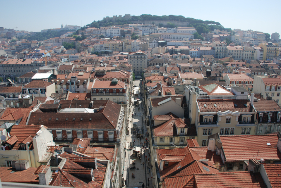 View from Santa Justa Lift