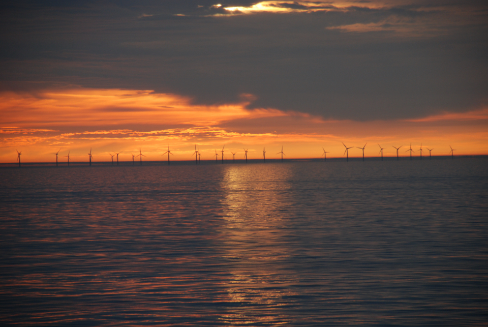 Sunset of the English Coast